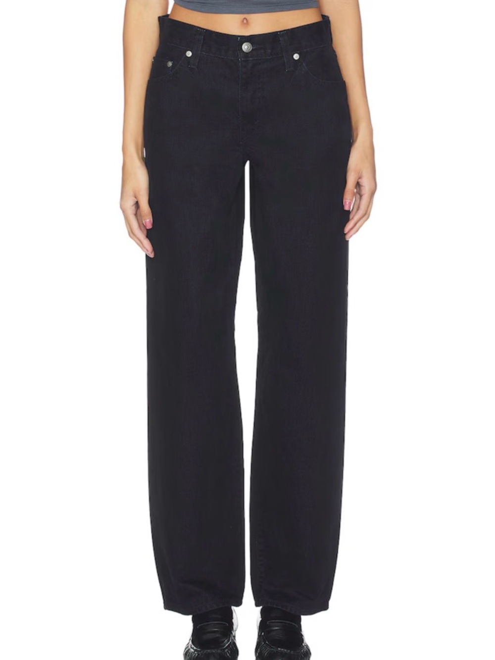 Levi’s Baggy Dad Jean in Washed Black